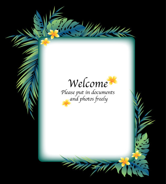 热带植物装饰直径，图片下载