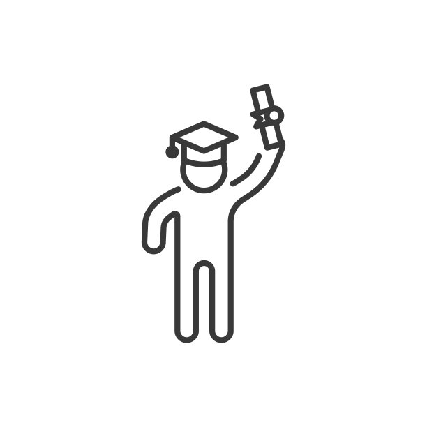 学生在校期间戴毕业帽，带毕业证书行图片下载