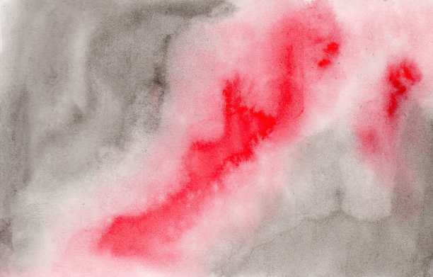 抽象背景石灰红水彩图片下载