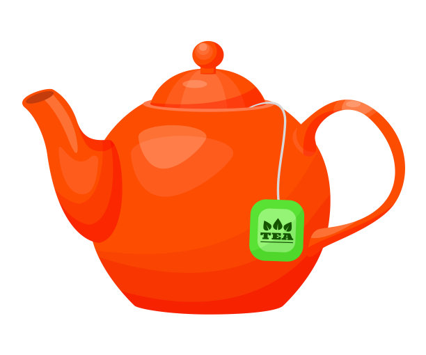 瓷器,陶瓷茶壶。泡茶器具。图片下载