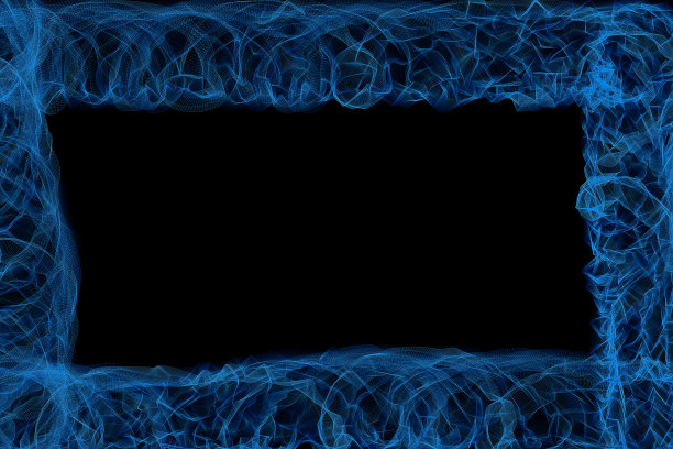 蓝色框架背景-复制空间图片下载