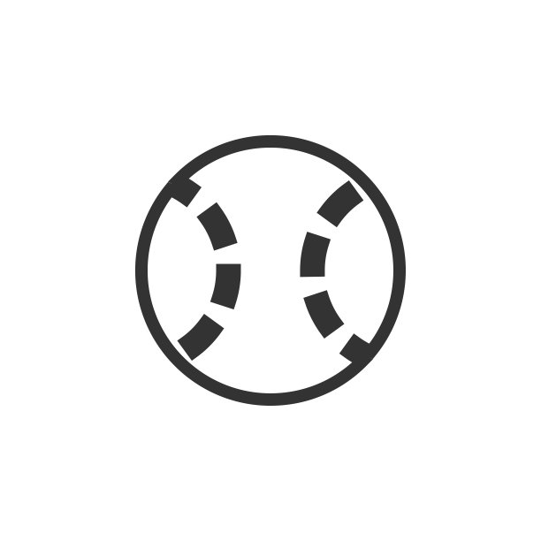 棒球图标设计模板矢量素材图片下载