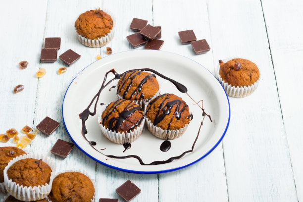 巧克力松饼图片下载