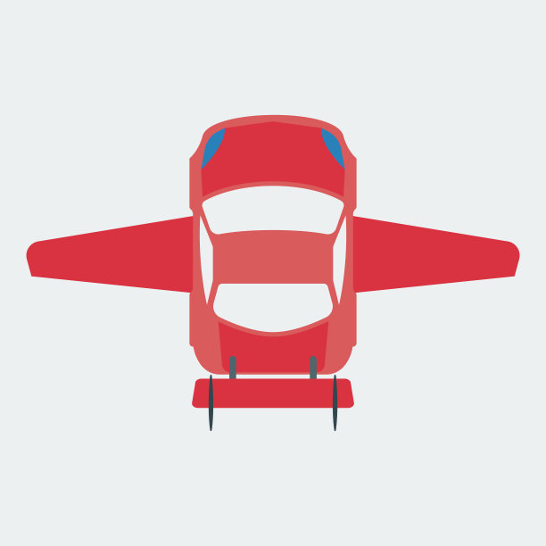 汽车图标在空中移动。飞行汽车。图片下载