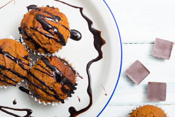 巧克力松饼图片下载