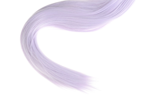 一根淡紫色的头发图片下载