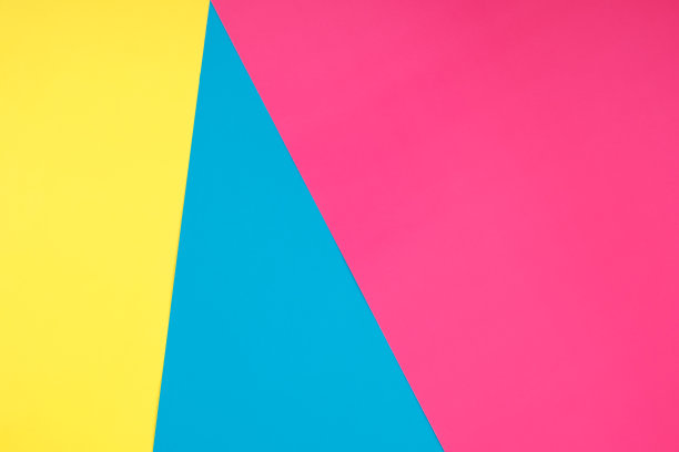 抽象彩色纸几何背景。创意设计壁纸素材图片