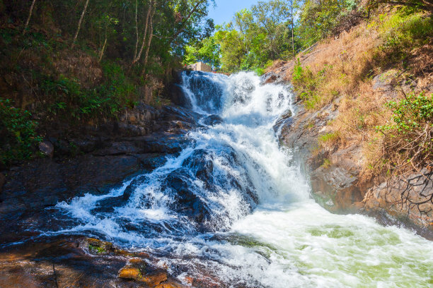 达拉特市附近的达坦拉瀑布图片下载