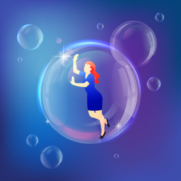 泡泡里的女人图片下载