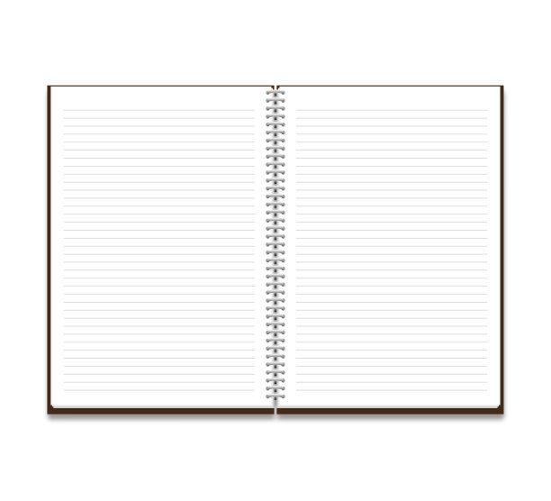 模型笔记本上的白色背景时尚的插图图片下载