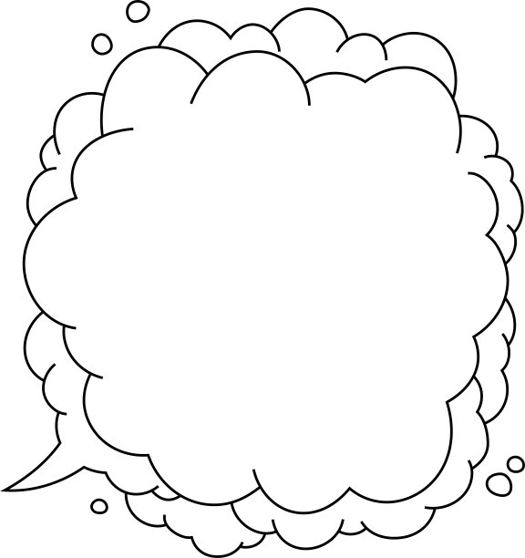 泡沫漫画插图编号图片下载