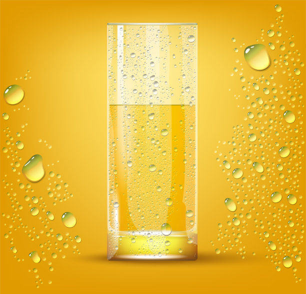 橙汁玻璃图片下载