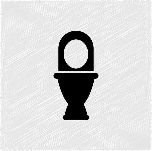 厕所-绿色矢量图标图片下载