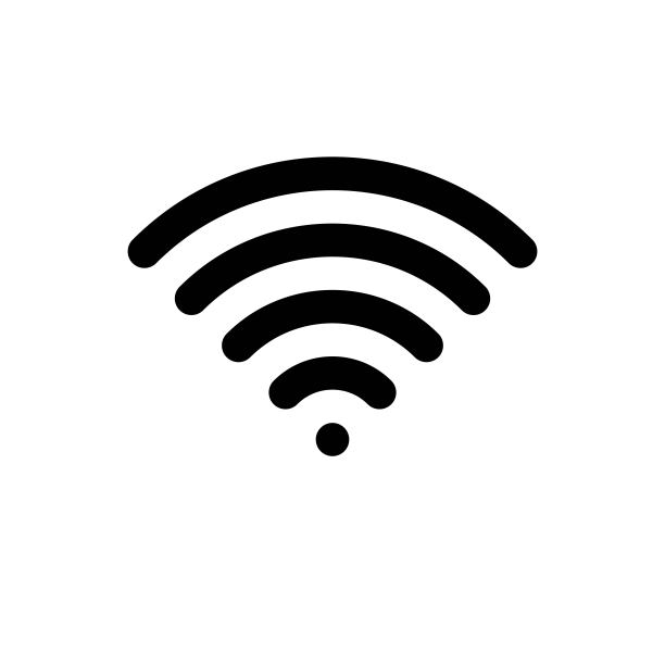 WiFi符号图标：无线局域网络矢量图片下载
