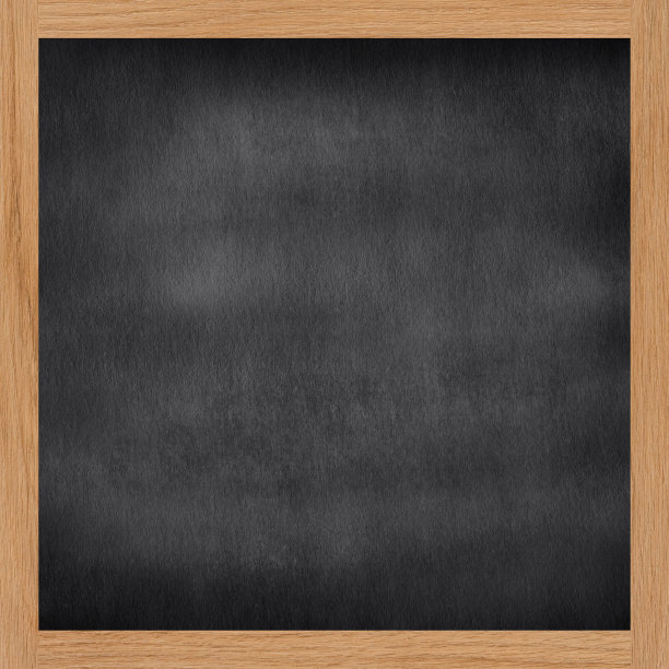 粉笔板方形背景纹理的模型与现代棕色木框广告或展示产品:黑板蒙太奇图片的概念图片下载