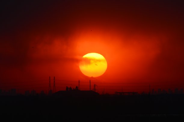 日落时，太阳图片下载