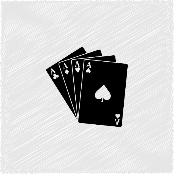 ace -扑克牌-绿色矢量图标图片下载