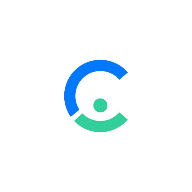 字母C人物矢量图标图片下载