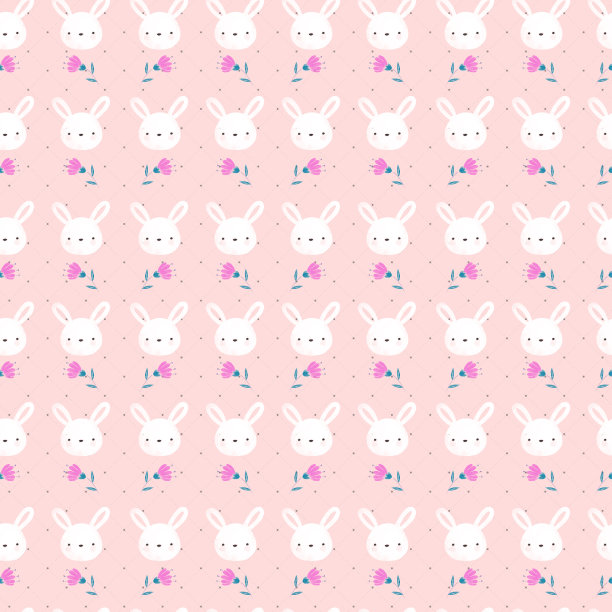 可爱的白兔图片下载