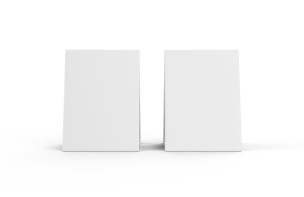 快餐餐厅桌子帐篷模拟模板，宣传您的菜单或与这个专业和有组织的桌子谈话者，3d插图促销图片下载