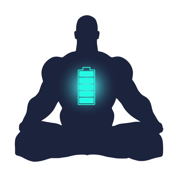 人类冥想插图图片下载