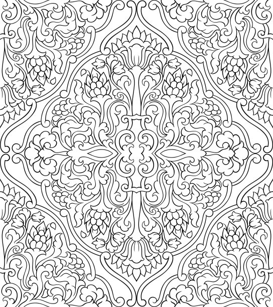 抽象向量模式。素材图片