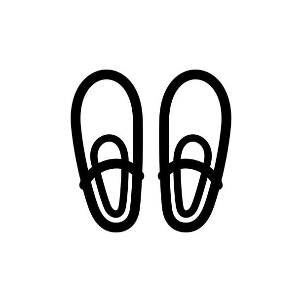 一双鞋，俯视图图片下载