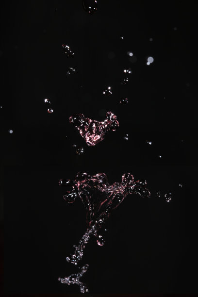 水花的高速摄影。图片下载