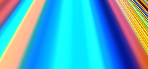 几何背景。移动的能量。复古的霓虹灯的颜色。彩色的背景。霓虹灯。橙色和蓝色。图片下载