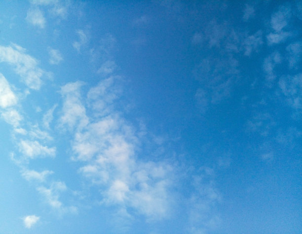 平静的蓝色的天空图片下载