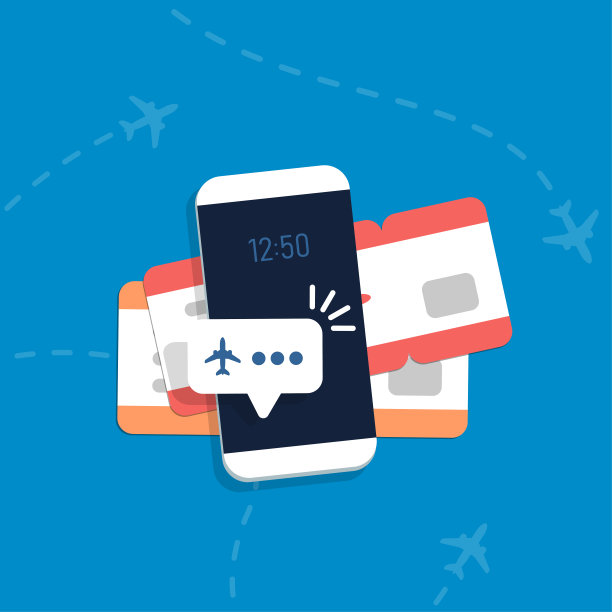 网上购票的概念。图片下载