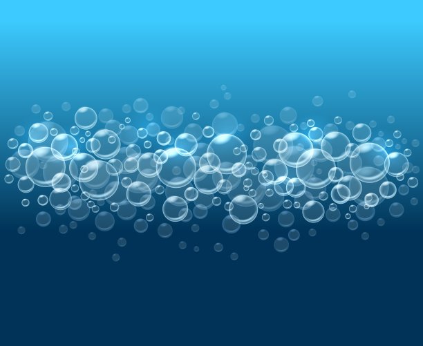 粉末气泡蓝色背景图片下载