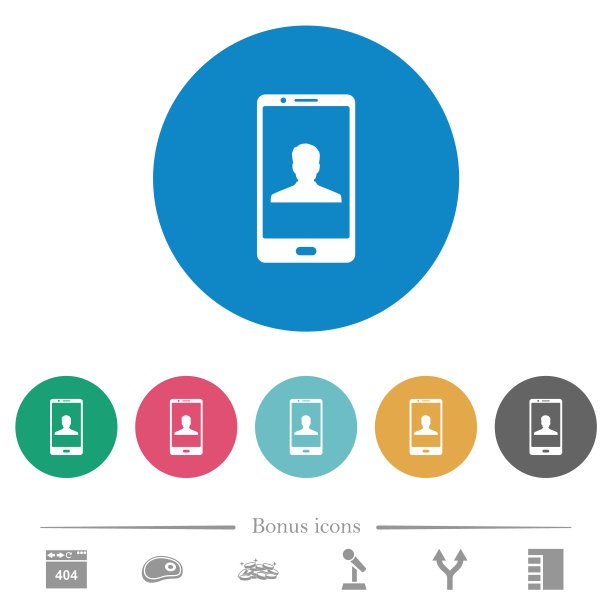 视频通话扁圆图标图片下载