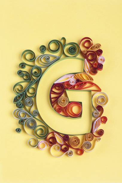 纸字母G图片下载