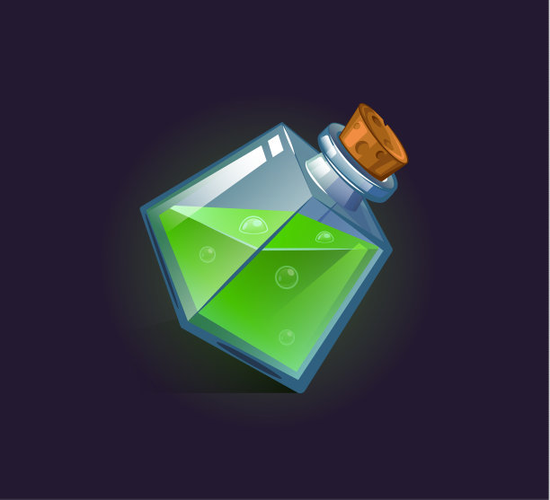 游戏瓶向量。图片下载