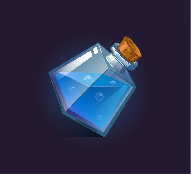 游戏瓶向量。图片下载