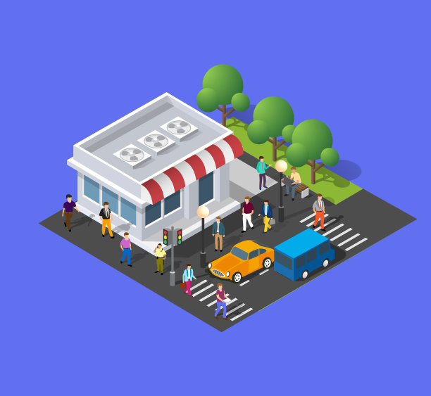 商店，餐馆，杂货店图片下载