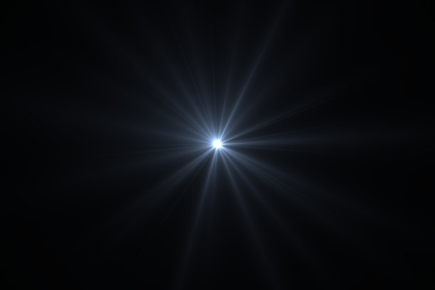 镜头光晕，空间光，抽象的黑色背景图片下载