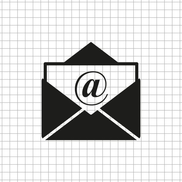 邮件黑色矢量图标图片下载