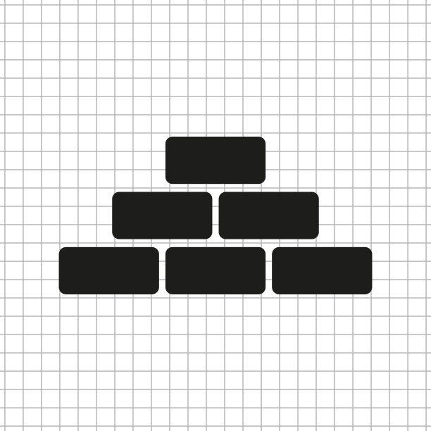 砖 - 黑色矢量图标图片下载