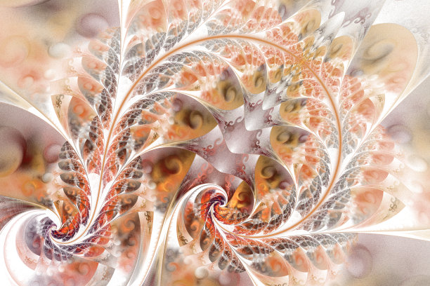 仙子无限抽象花卉图案。明亮的颜色和闪闪发光的纹理。图片下载