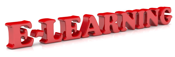 电子学习。红色的字图片下载