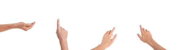 双手孤立在白色背景上图片下载