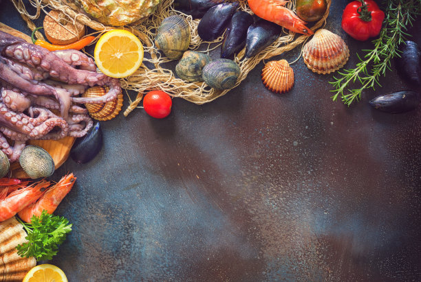 海鲜的背景图片下载