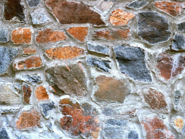 老墙结构的详细视图图片下载