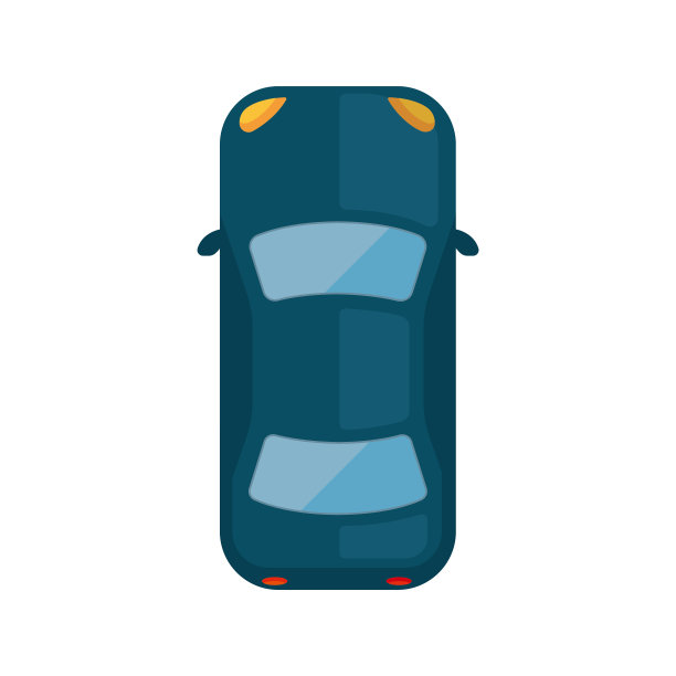 汽车(俯视)图标/海军蓝图片下载