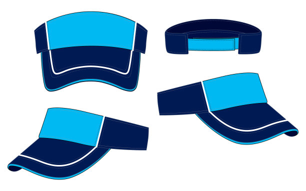 遮阳板帽设计图片下载