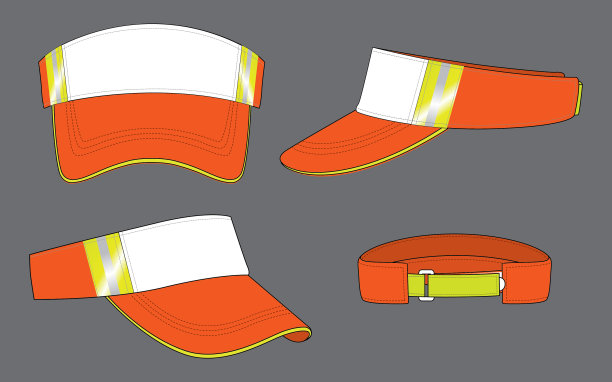 遮阳板帽设计图片下载