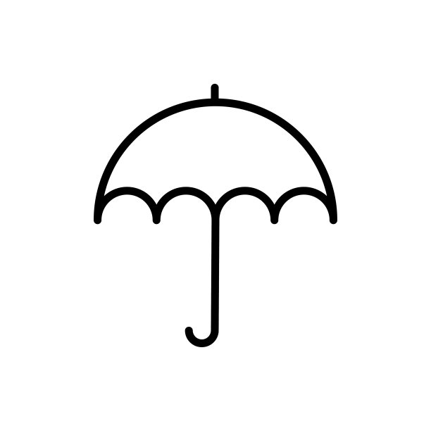 矢量图标为伞EPS 10雨罩图片下载