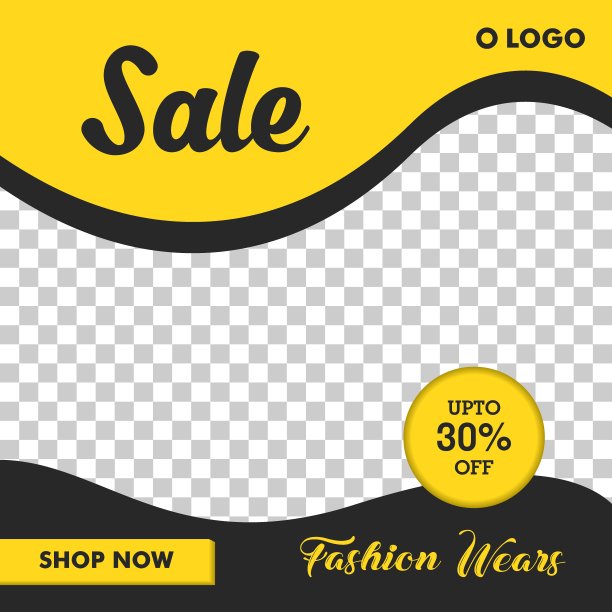 社交媒体后数字营销时尚销售模板图片下载